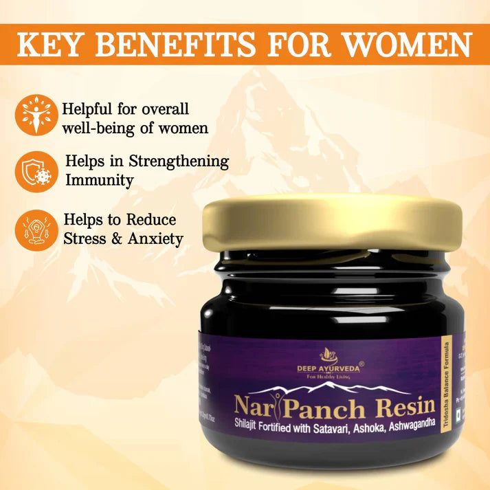 Shilajit Combo Pack & NariPanch & Himalayan Pack-20gm Each
