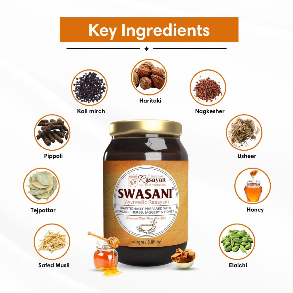 Swasani® Ayurvedic Rasayan for Respiratory Care | Natural Superfood for Immunity,  Digestion & Overall Well being