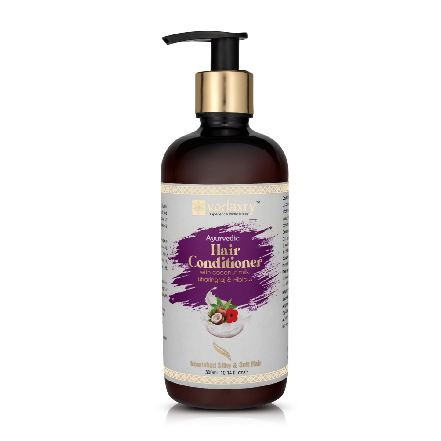 Vedaxry Ayurvedic Hair Care Pack for Oily Scalp |Vedaxry Hair Cleanser-300ml + Ayurvedic  Hair Conditioner 300ml + Ayurvedic Medicated Hair Oil-100ml
