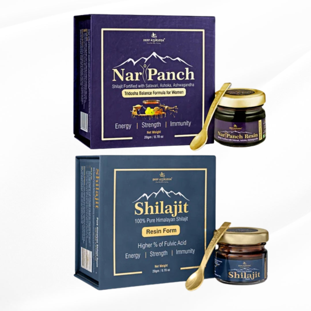 Shilajit Combo Pack & NariPanch & Himalayan Pack-20gm Each