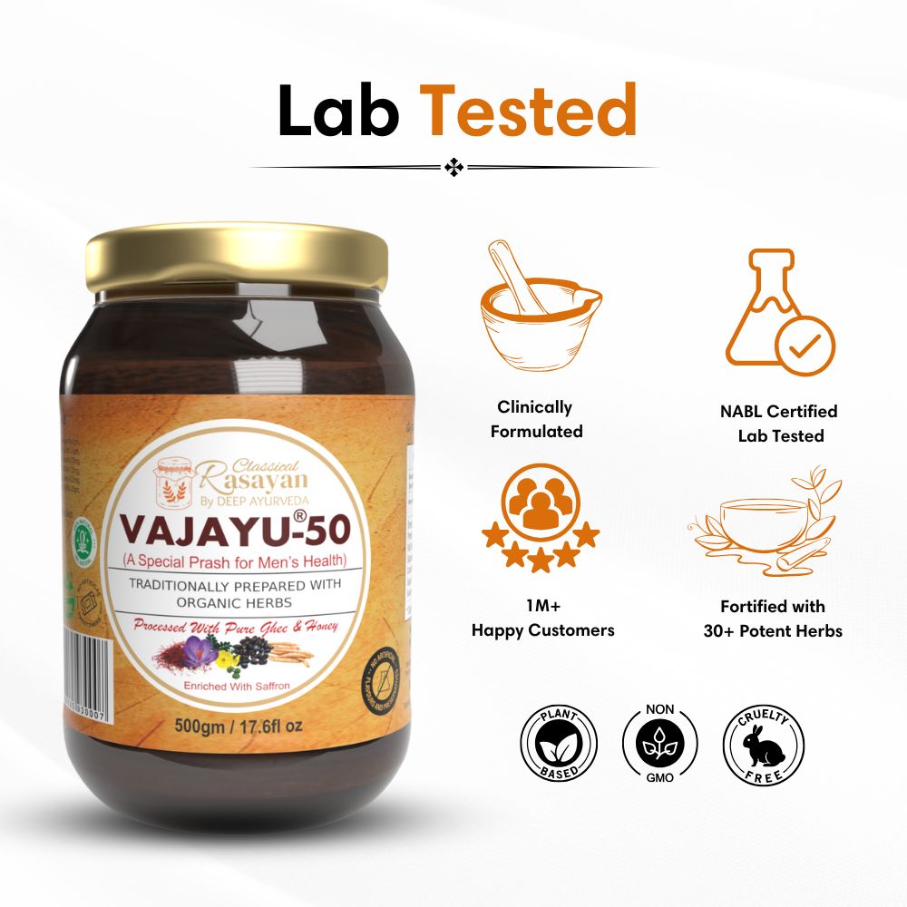 Vajayu® Ayurvedic Superfood for Men's Health | Promote Vitality and Overall Wellbeing