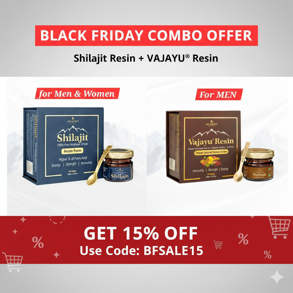 Shilajit and VAJYU Resin 20gm