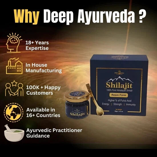 Pure Himalayan Premium Shilajit Resin | Lab Tested and Premium Quality- 20gm Pack